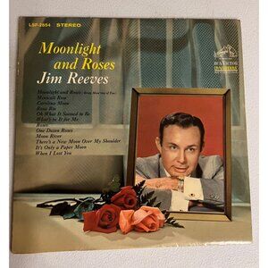 Moonlight And Roses LP Vinyl Album Jim Reeves 1964 Country LSP-2854 Pre-Owned